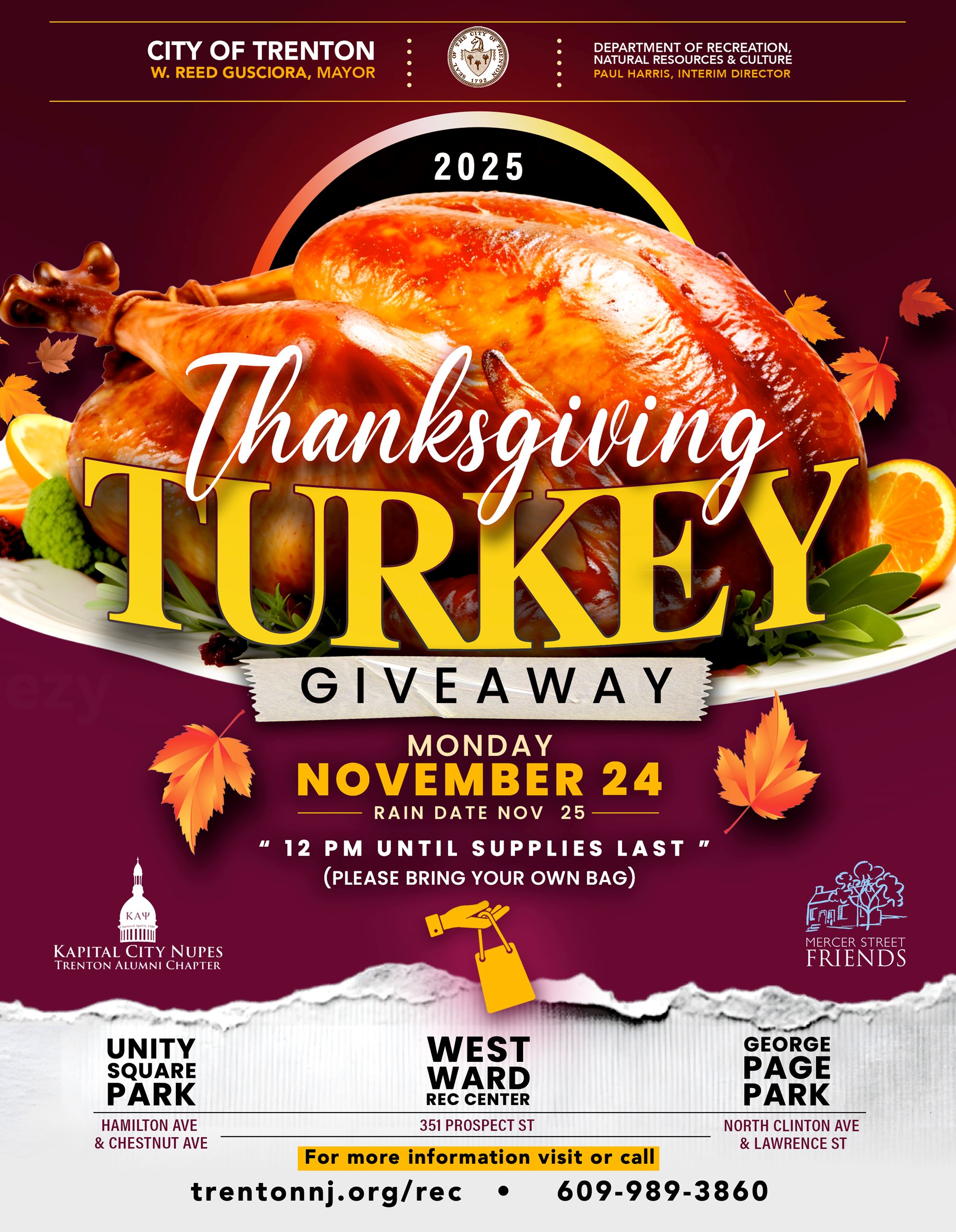 2025 Thanksgiving Turkey Giveaway